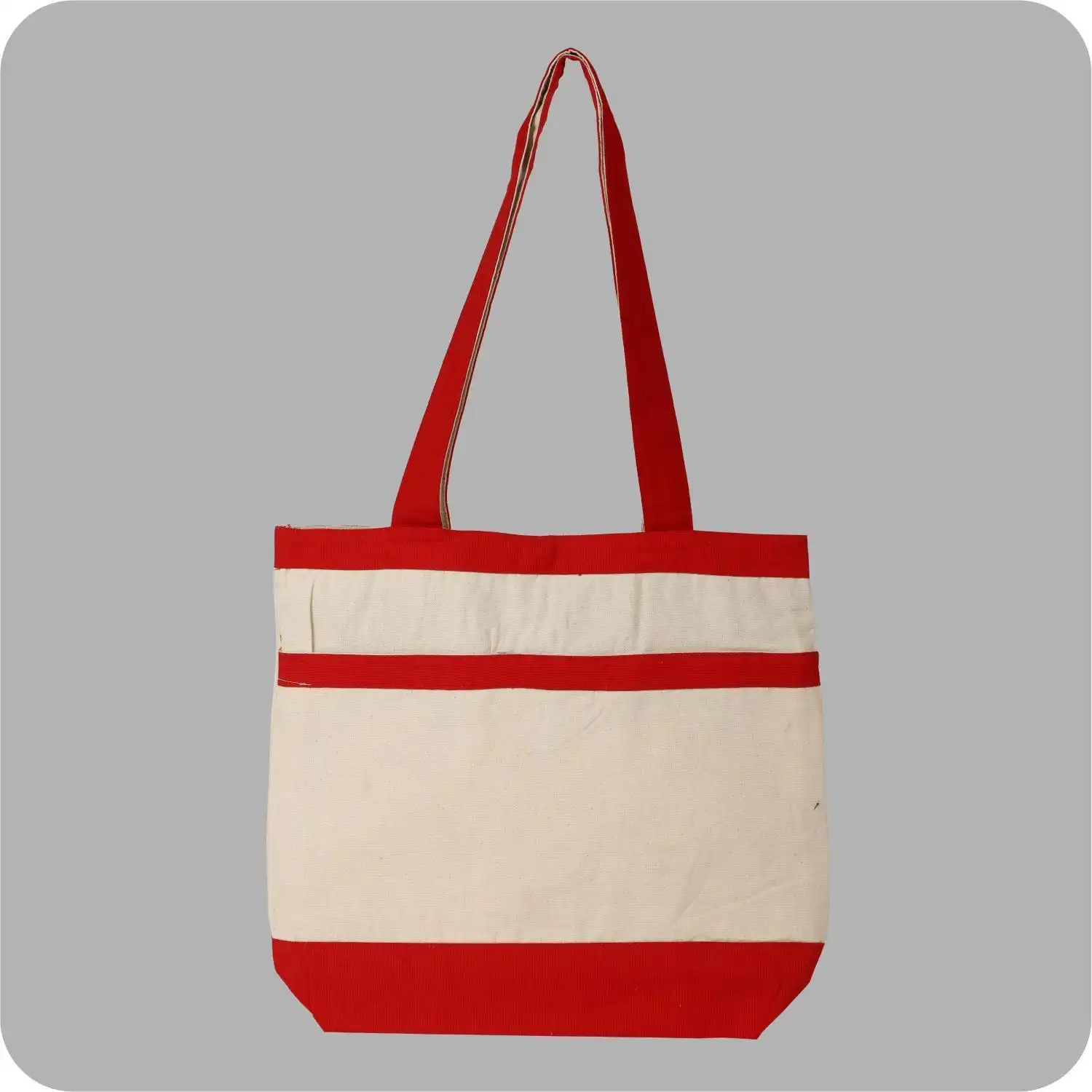 15”x14” Rectangular Shape Uniquely Designed Canvas Bags