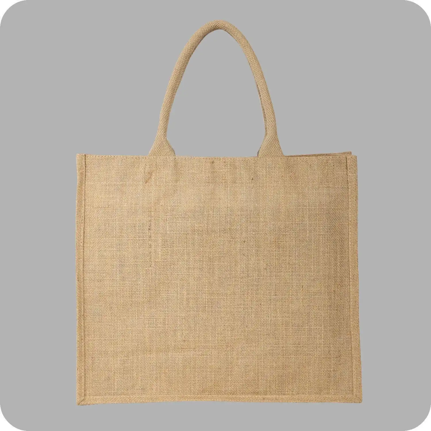 Open Closure Jute Carry Bags Ideal for Shopping Purpose