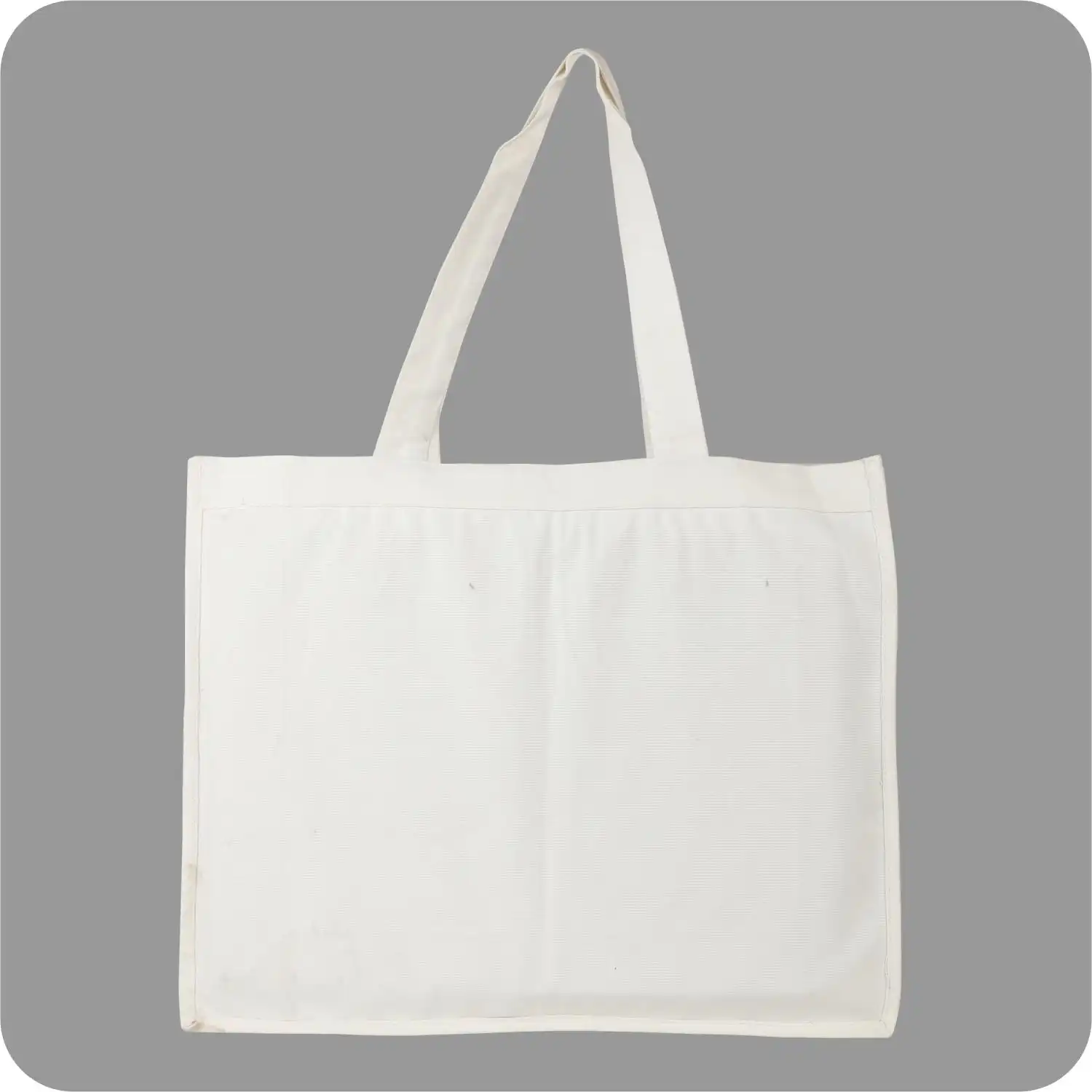Rectangular Shaped Canvas Bag Carries Heavy Weight