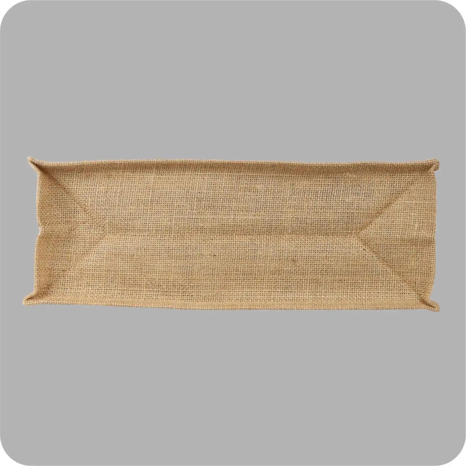 12x10x5 Inches, Fine Quality Cotton Cord Handled, Jute Tote Bags