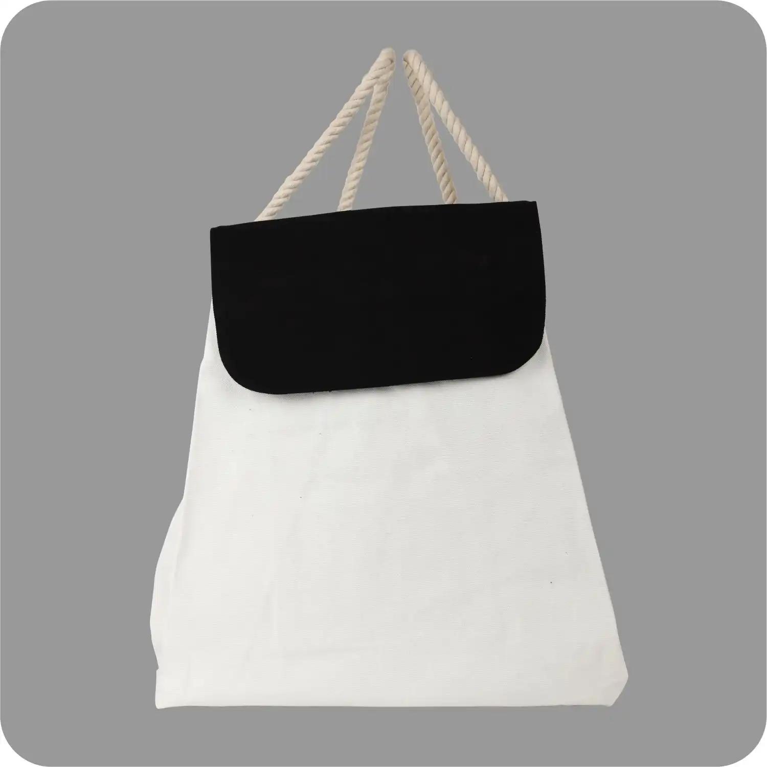 Lightweight, 15”x17” traveling purpose, locked stitch canvas bags