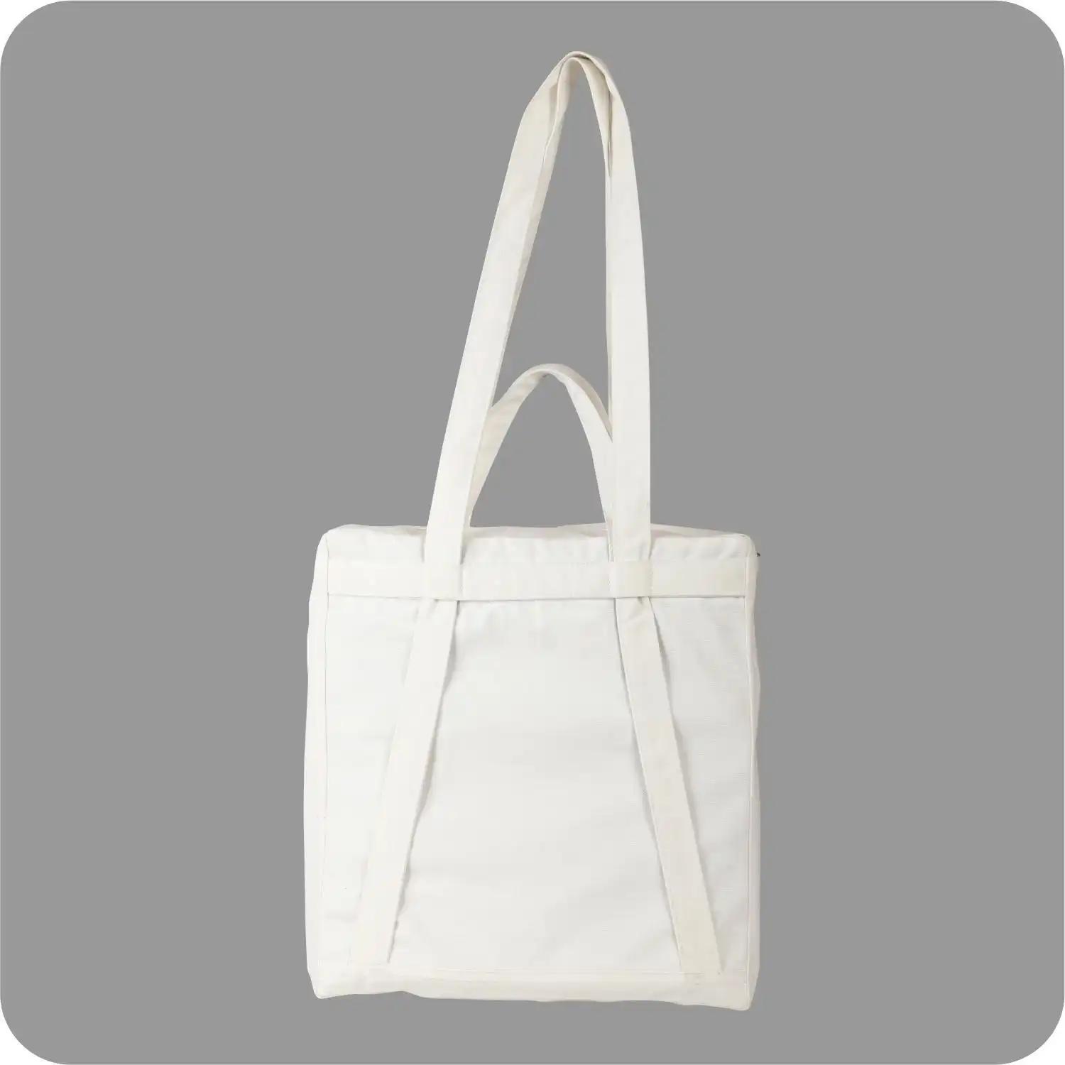 Back Pack/Shoulder Travelling Canvas Bags Made of Pure Cotton Fiber