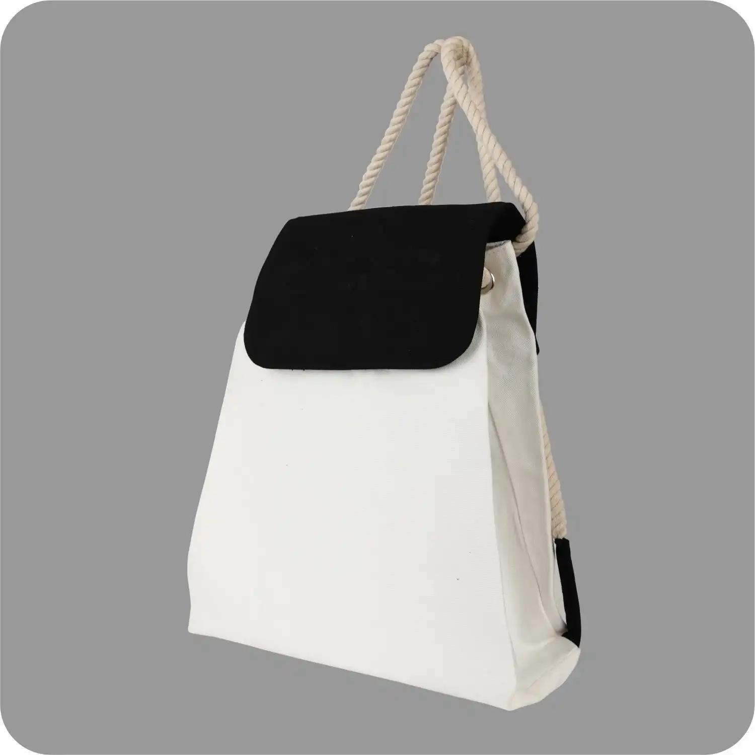 Lightweight, 15”x17” traveling purpose, locked stitch canvas bags