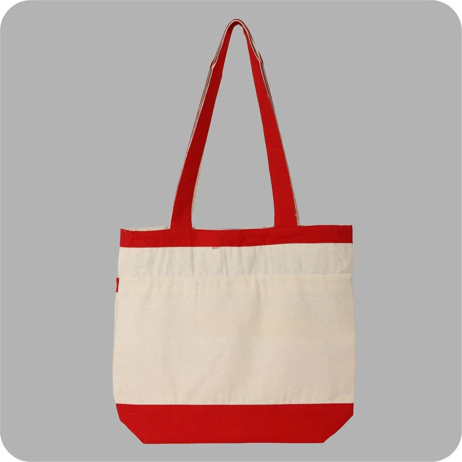 15”x14” Rectangular Shape Uniquely Designed Canvas Bags