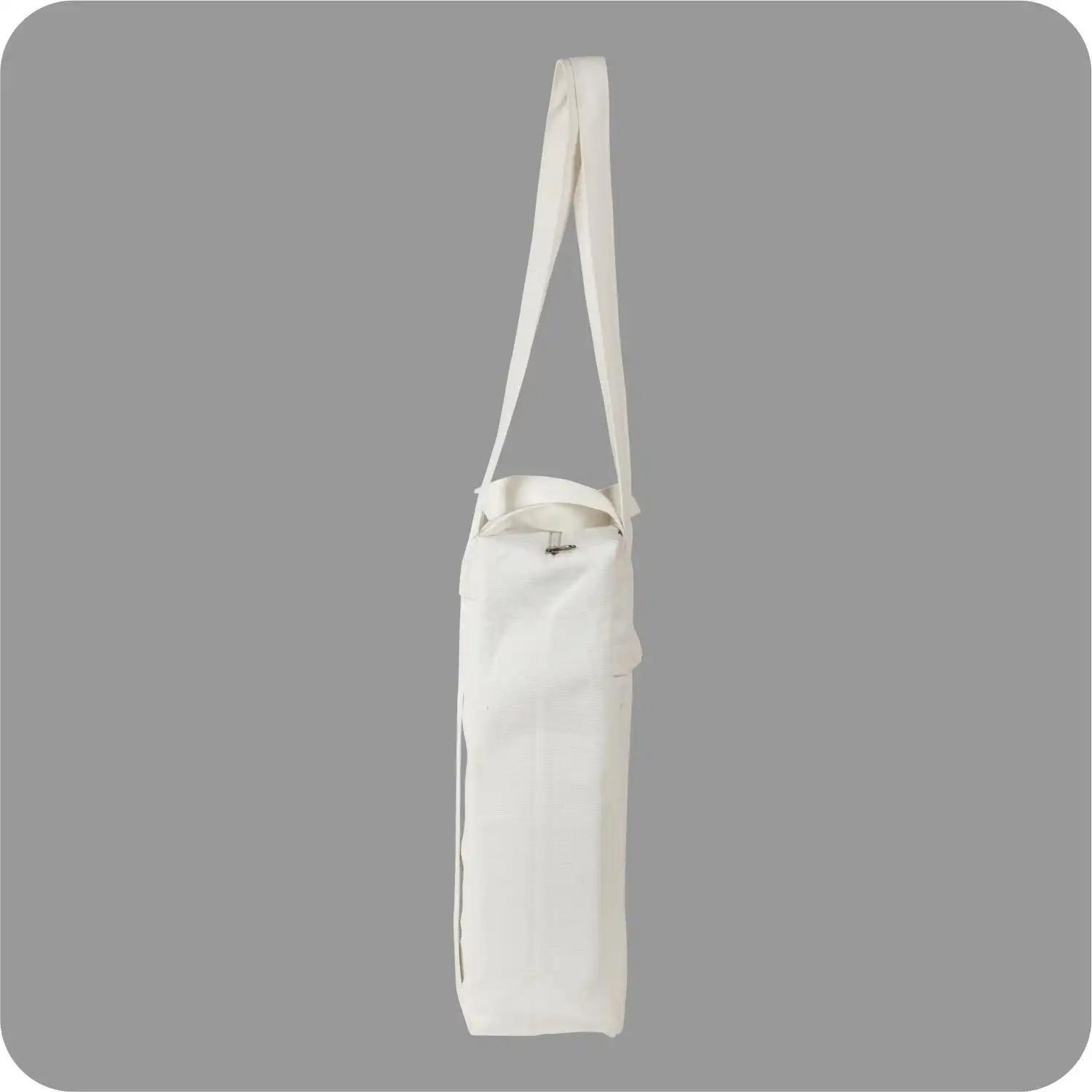 Back Pack/Shoulder Travelling Canvas Bags Made of Pure Cotton Fiber