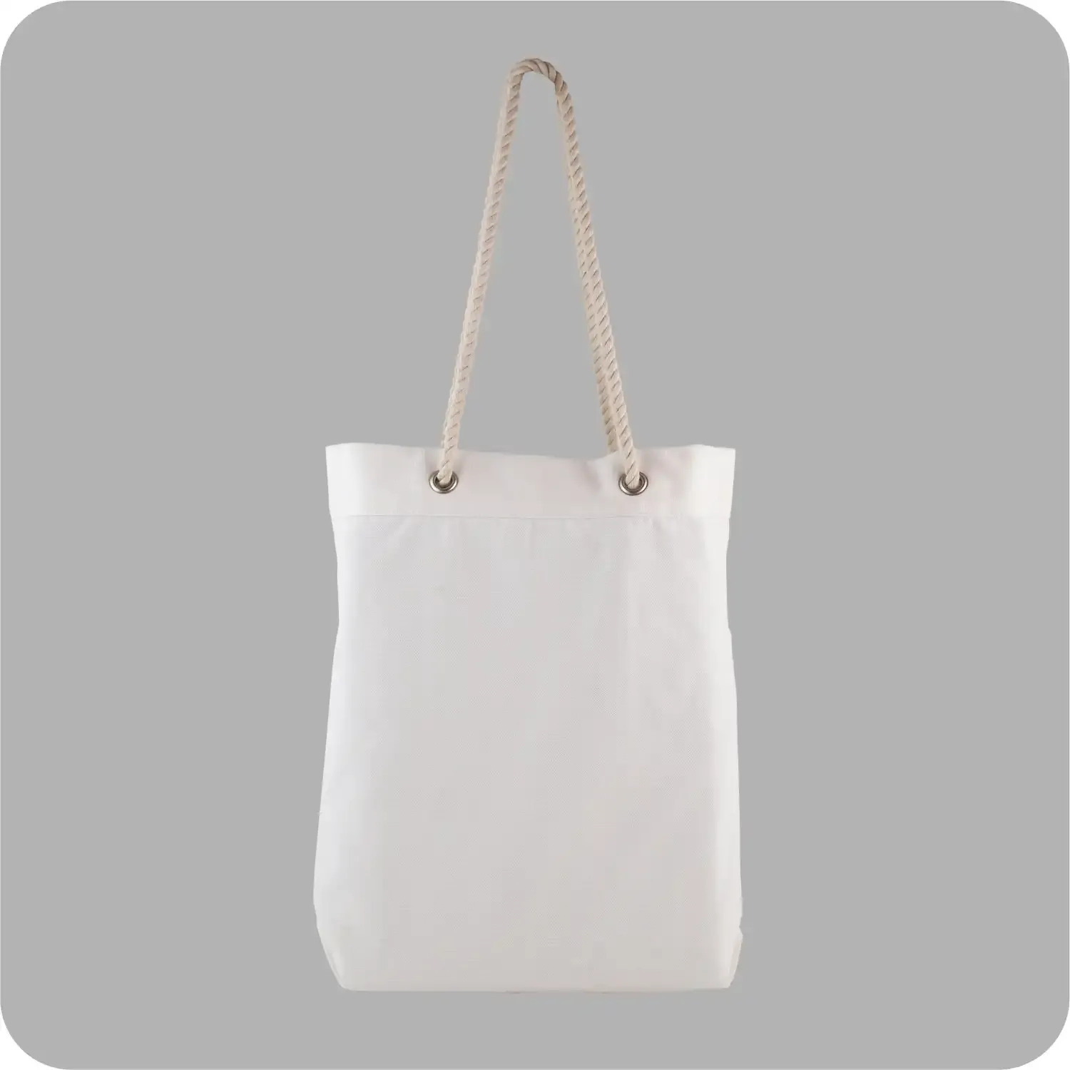 Hippy 15”x16” Inches Robust Handy Off white Canvas Bags
